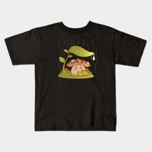 In The Rain Kids T-Shirt